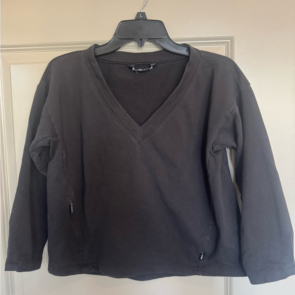The North Face Black Crew Neck Top